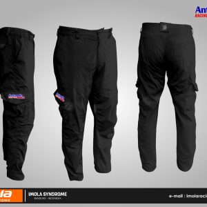 Antonello Kart Racing Team Long Pant - Black Blue Red
