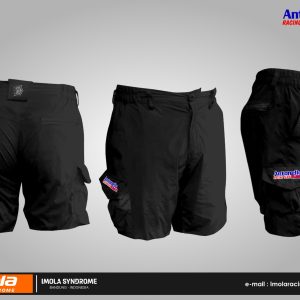 Antonello Kart Racing Team Short Pant - Black Blue Red
