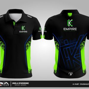 Empire Kartsport Polo Shirt - Black Green