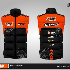Gamoto MP Academy Gillet Vest - Orange Black White