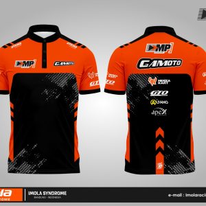 Gamoto MP Academy Polo Ciangi - Orange Black White