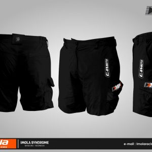 Gamoto MP Academy Short Pant - Black White Orange