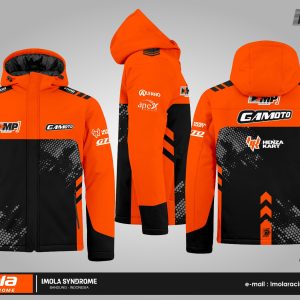 Gamoto MP Academy Winter Jacket - Orange Black White