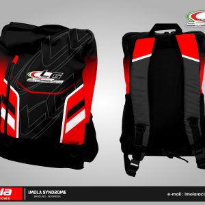 LG Motorsport Backpack - Black White Red