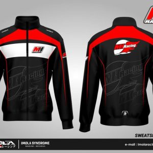 NH Racing Jacket - Black White Red