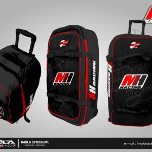 NH Racing Trolley Bag - Black White Red