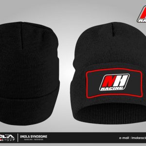 NH Racing Winter Cap - Black White Red