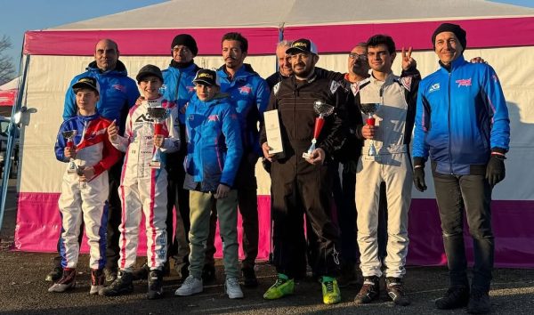 AG TMK Karting Team Official Apparel - Blue Navy White Fuchsia - Gambar 3