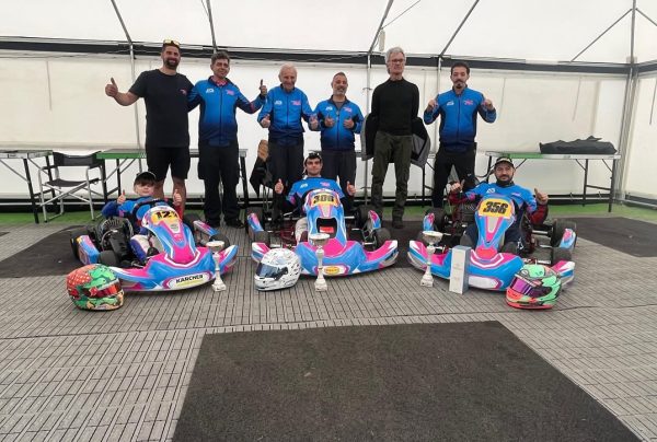 AG TMK Karting Team Official Apparel - Blue Navy White Fuchsia - Gambar 4