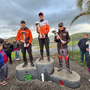 Antonello Kart Racing Team Official Apparel - Orang White Black Blue Red