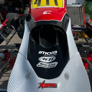 Parolin Official Kart Sticker - Yellow Red Black White