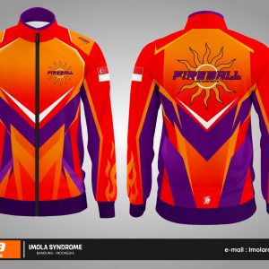 Fireball Motorsport Sweatshirt - Orange Purple