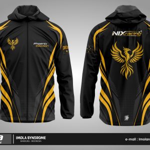 Nix Racing - Phoenix Dawson Windbreaker - Black Gold